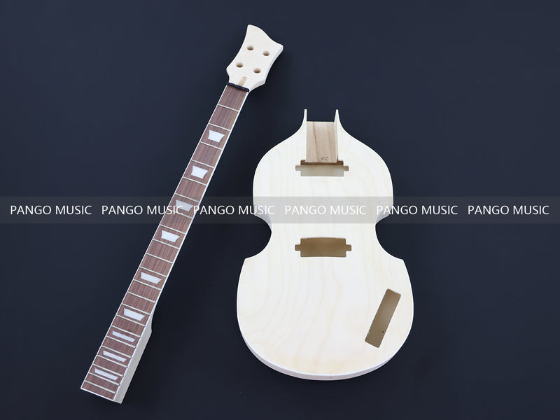 4-String Hollow Body DIY Electric Bass Guitar Kit (PVB-098)