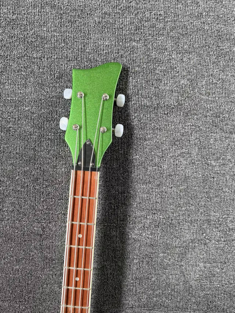 4-String Semi-Hollow Body Electric Bass Guitar with Gloss Sparkling Finish (PHY-157)