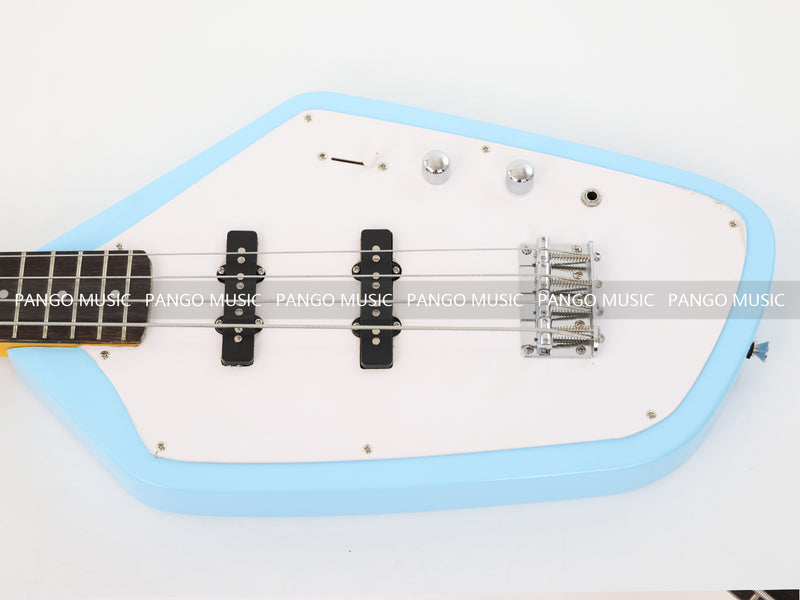4 Strings Watery Blue Electric Bass Guitar (GKS-118)