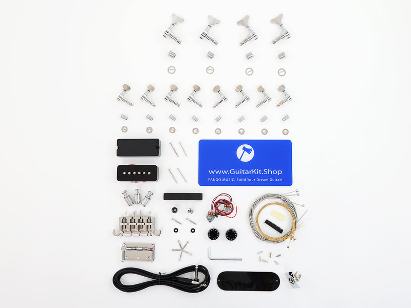 4+8 Strings Bass & Mandolin Style Double Neck DIY Guitar Kit (PDN-1205)
