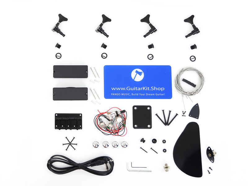4-String Left-Handed DIY Electric Bass Guitar Kit (11649, Limited Edition)