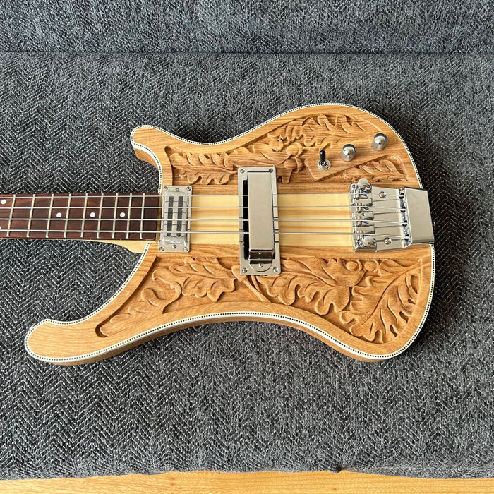 4 Strings Right Hand Rick Style Electric Bass Guitar (PMG-002S)