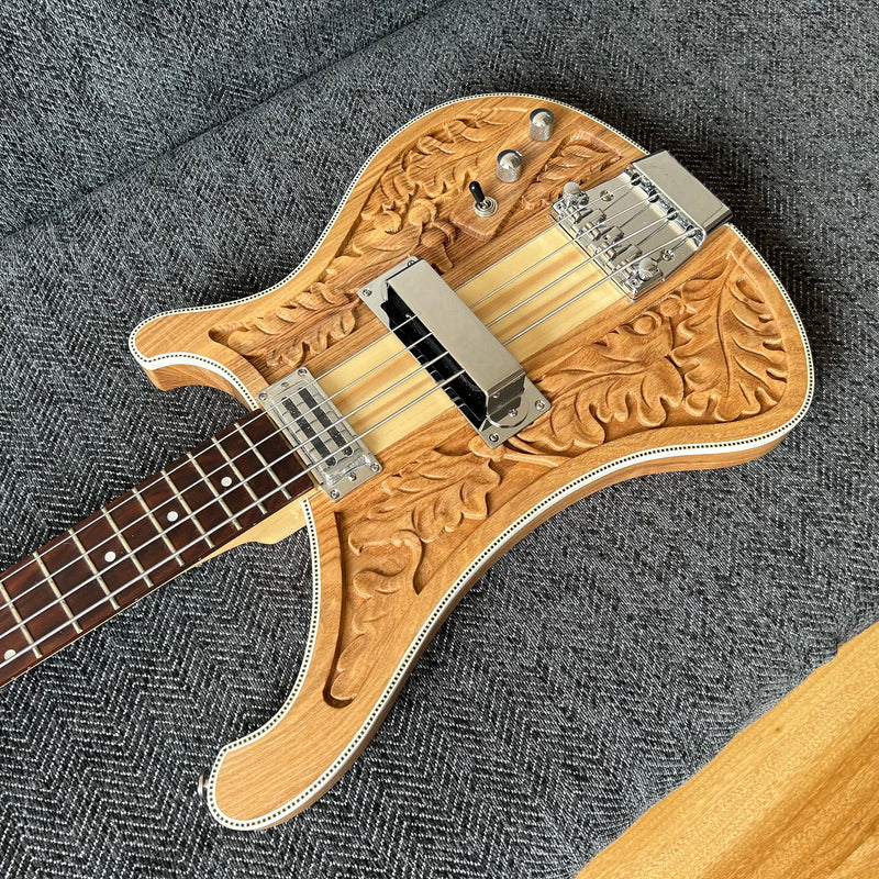 4 Strings Right Hand Rick Style Electric Bass Guitar (PMG-002S)