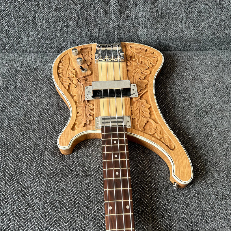 4 Strings Right Hand Rick Style Electric Bass Guitar (PMG-002S)