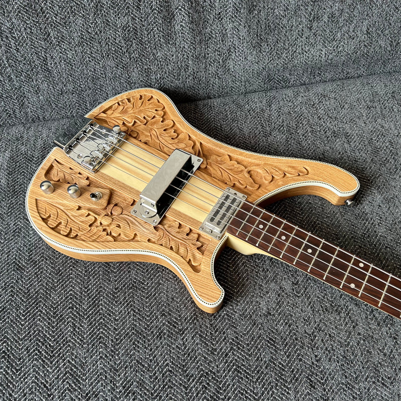 4 Strings Right Hand Rick Style Electric Bass Guitar (PMG-002S)