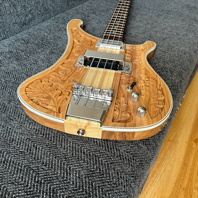 4 Strings Right Hand Rick Style Electric Bass Guitar (PMG-002S)