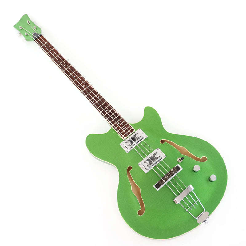 4-String Semi-Hollow Body Electric Bass Guitar with Gloss Sparkling Finish (PHY-157)