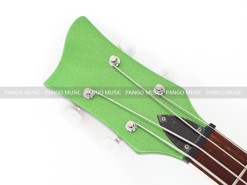 4-String Semi-Hollow Body Electric Bass Guitar with Gloss Sparkling Finish (PHY-157)