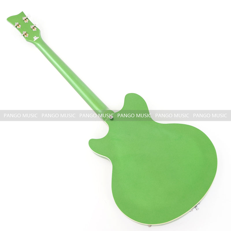 4-String Semi-Hollow Body Electric Bass Guitar with Gloss Sparkling Finish (PHY-157)