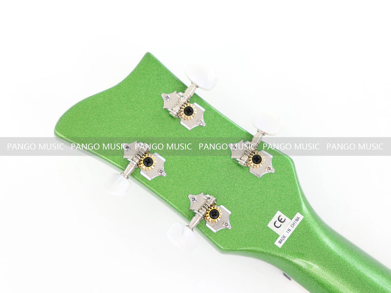 4-String Semi-Hollow Body Electric Bass Guitar with Gloss Sparkling Finish (PHY-157)