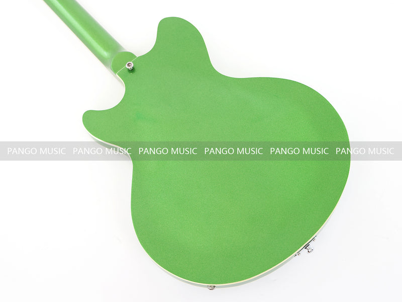 4-String Semi-Hollow Body Electric Bass Guitar with Gloss Sparkling Finish (PHY-157)