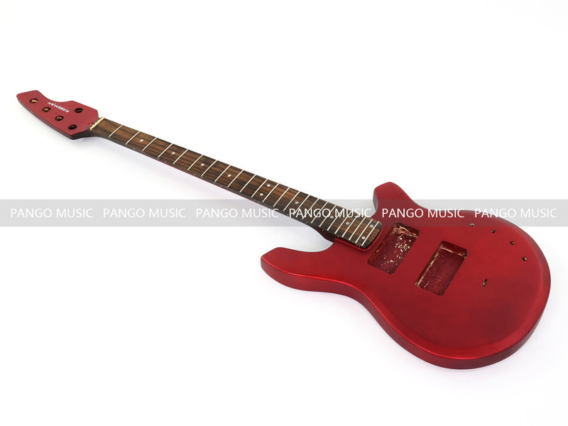 5 String RTA Series DIY Electric Bass Guitar Kit with Matte Red Finish (RTA-5B-001)