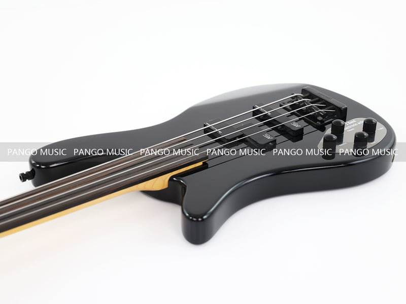 4 Strings Left Hand Fretless Electric Bass Guitar (ZQN0400)