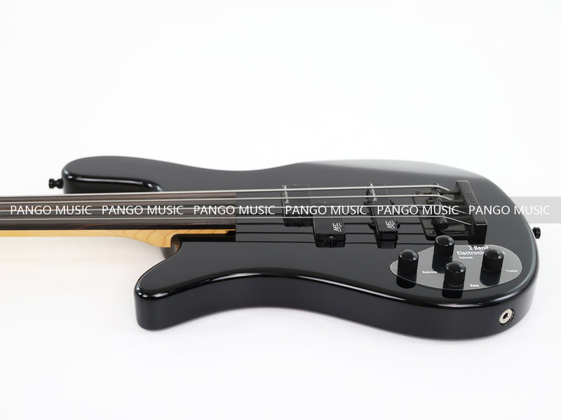 4 Strings Left Hand Fretless Electric Bass Guitar (ZQN0400)