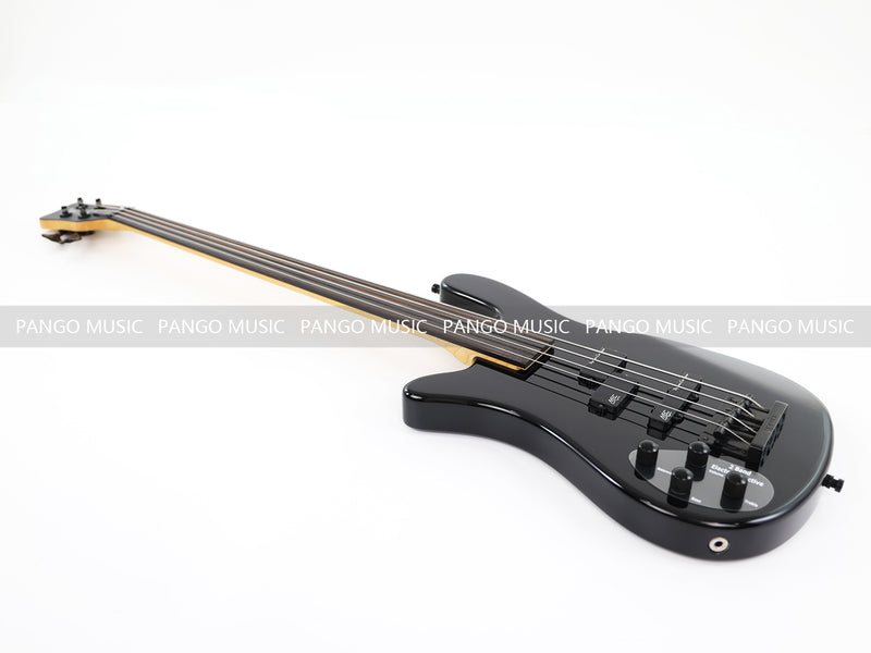 4 Strings Left Hand Fretless Electric Bass Guitar (ZQN0400)