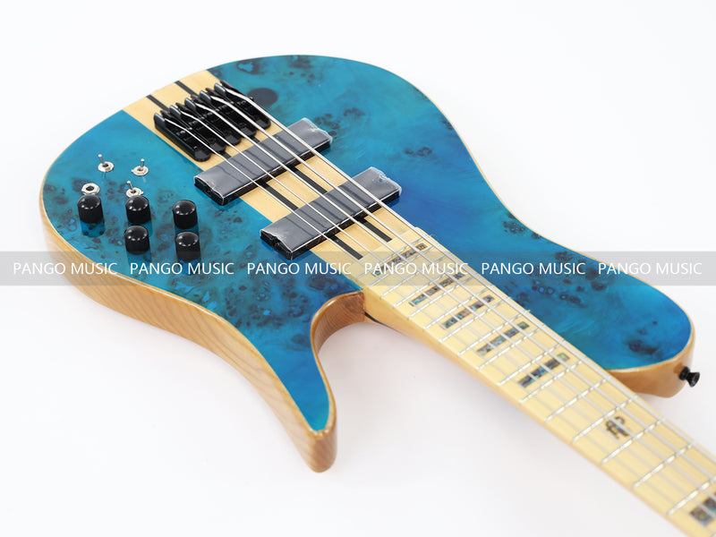 5 Strings Neck Through Ash Body Electric Bass Guitar (ZQN-564)