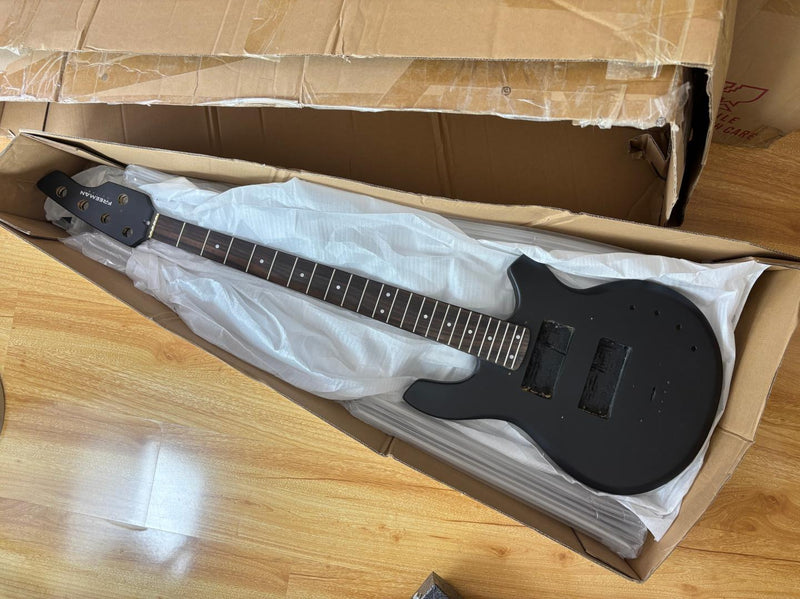 5 String RTA Series DIY Electric Bass Guitar Kit with Matte Black Finish (RTA-5B-002)