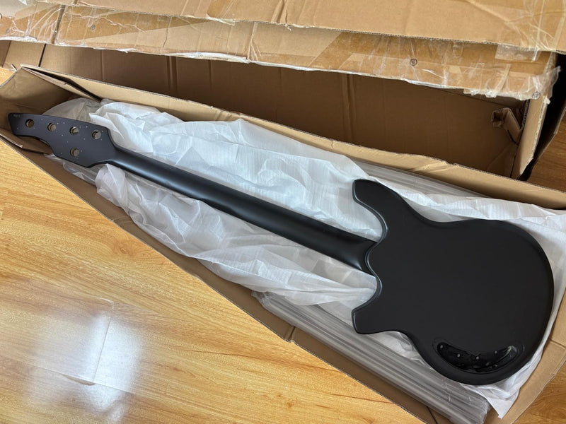 5 String RTA Series DIY Electric Bass Guitar Kit with Matte Black Finish (RTA-5B-002)