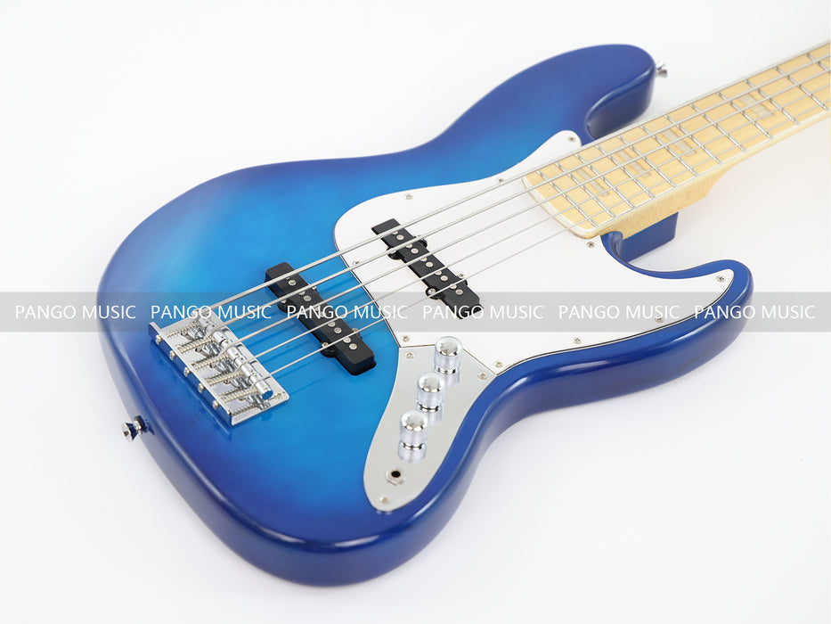 5 Strings Blue Electric Bass Guitar (GKS-148)