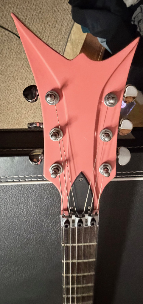6-String DB Style Electric Guitar with Gloss Pink Finish (PDB-089, No Logo, Fast shipping, Tariff-free)