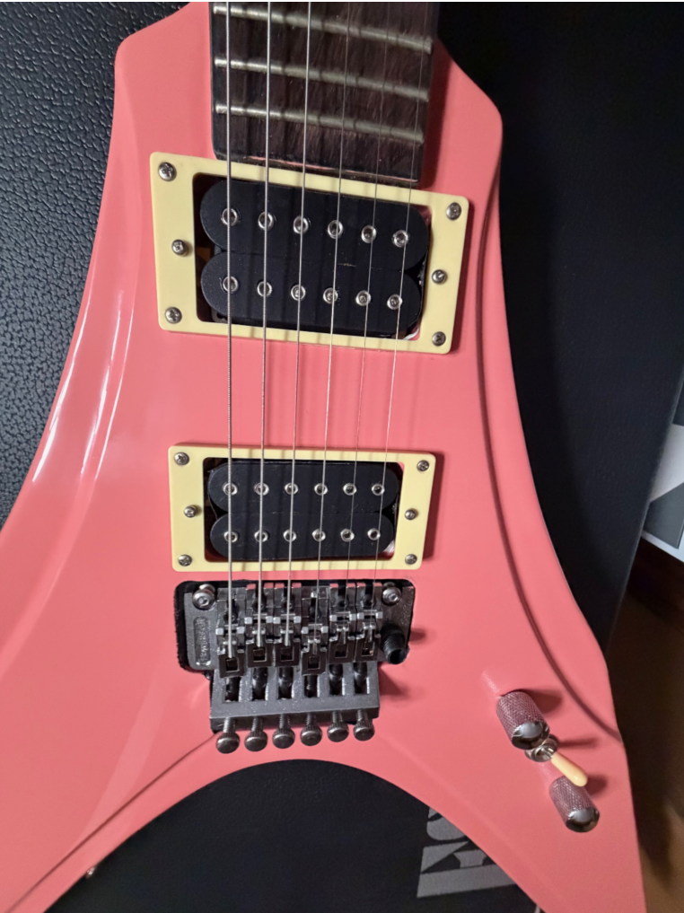 6-String DB Style Electric Guitar with Gloss Pink Finish (PDB-089, No Logo, Fast shipping, Tariff-free)