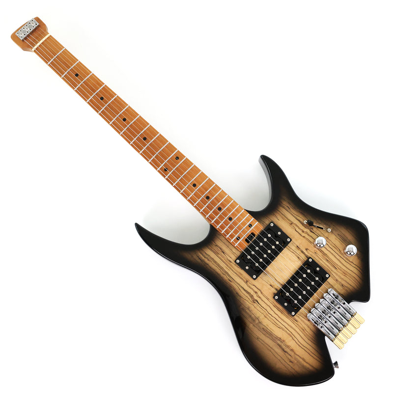 6-String Headless Electric Guitar with Roasted Maple Neck (HYH-001)