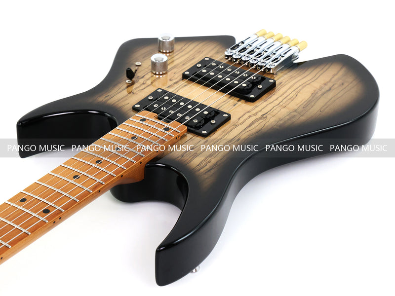 6-String Headless Electric Guitar with Roasted Maple Neck (HYH-001)