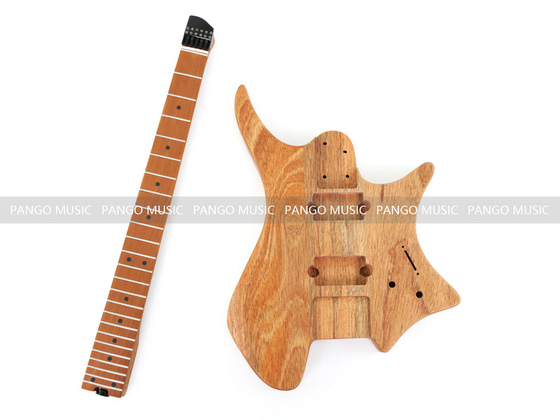 6-String Headless Electric Guitar with Satin Finish (DTH-001, No Hardware)