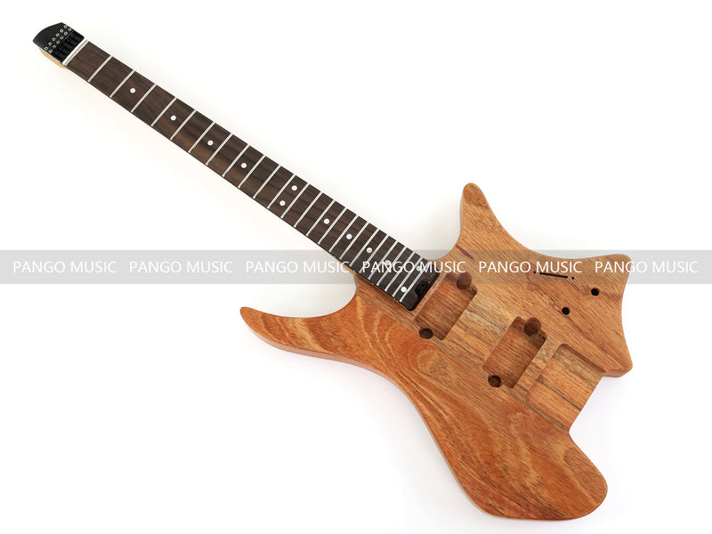 6-String Headless Electric Guitar with Satin Finish (DTH-002, No Hardware)