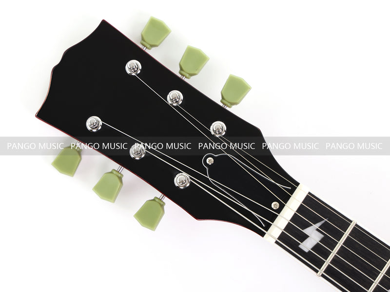 6-String SG-Style Electric Guitar with Gloss Cherry Red Finish (LYM-206)