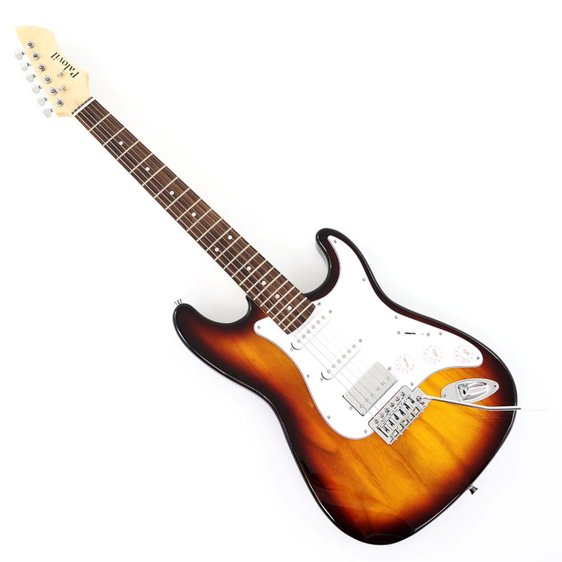 6-String ST-Style Electric Guitar with Gloss Sunburst Finish (PHY-163F, Pre-Sale, Free & Fast Shipping, Tariff-free)