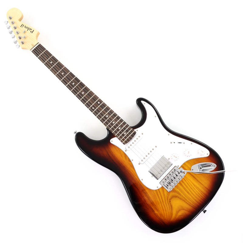 6-String ST-Style Electric Guitar with Gloss Sunburst Finish (PHY-171F, Pre-Sale, Free & Fast Shipping, Tariff-free)
