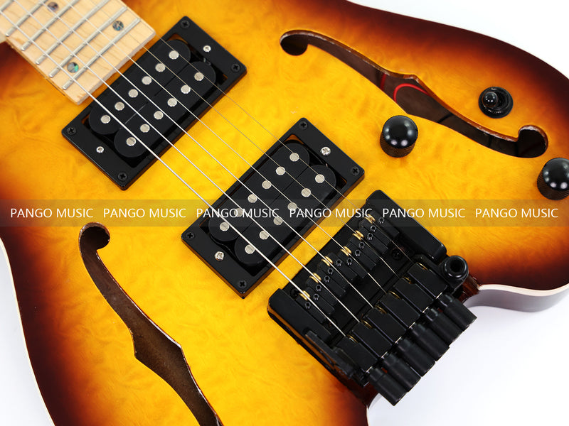 6-String Semi-Hollow Body Headless Electric Guitar (PWT-1902)