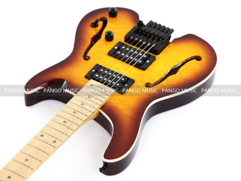 6-String Semi-Hollow Body Headless Electric Guitar (PWT-1902)