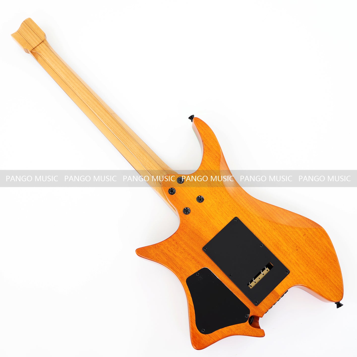 6-String Tapered Neck ResinBurl Body Headless Electric Guitar (PHG-007 ...