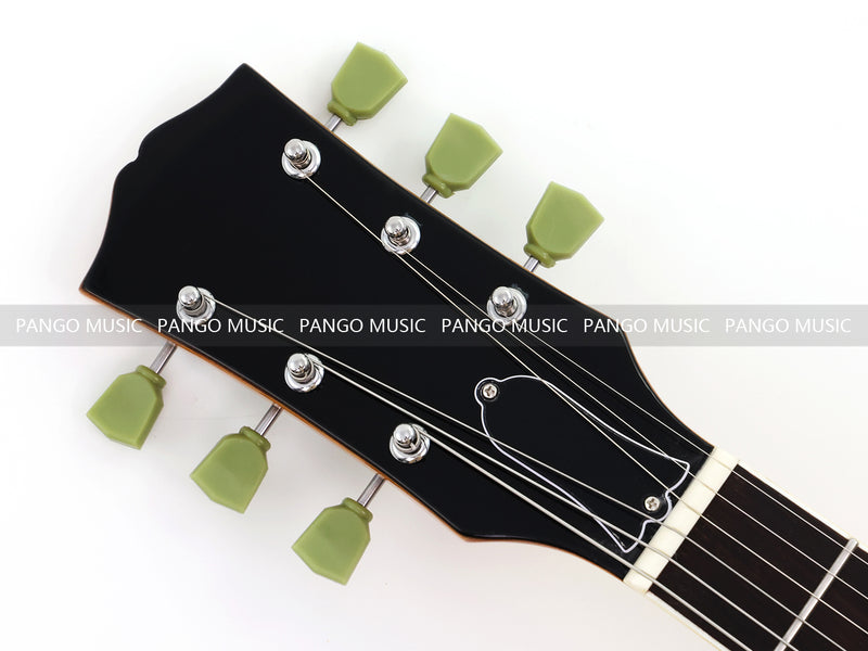 6 String Double Cutaway Flat Top LP Junior Style Electric Guitar with Gloss Natural Finish (LRG-138X)
