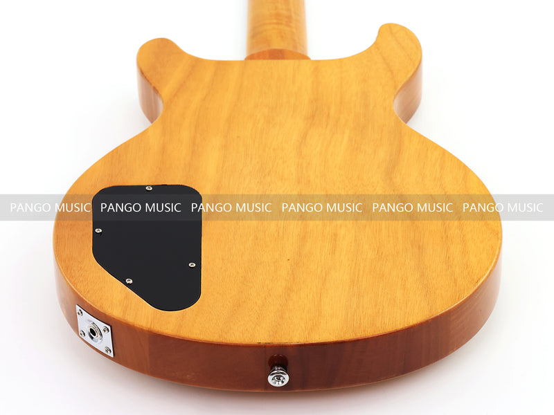 6 String Double Cutaway Flat Top LP Junior Style Electric Guitar with Gloss Natural Finish (LRG-138X)