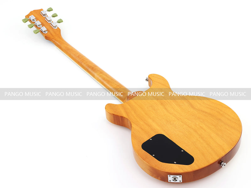 6 String Double Cutaway Flat Top LP Junior Style Electric Guitar with Gloss Natural Finish (LRG-138X)