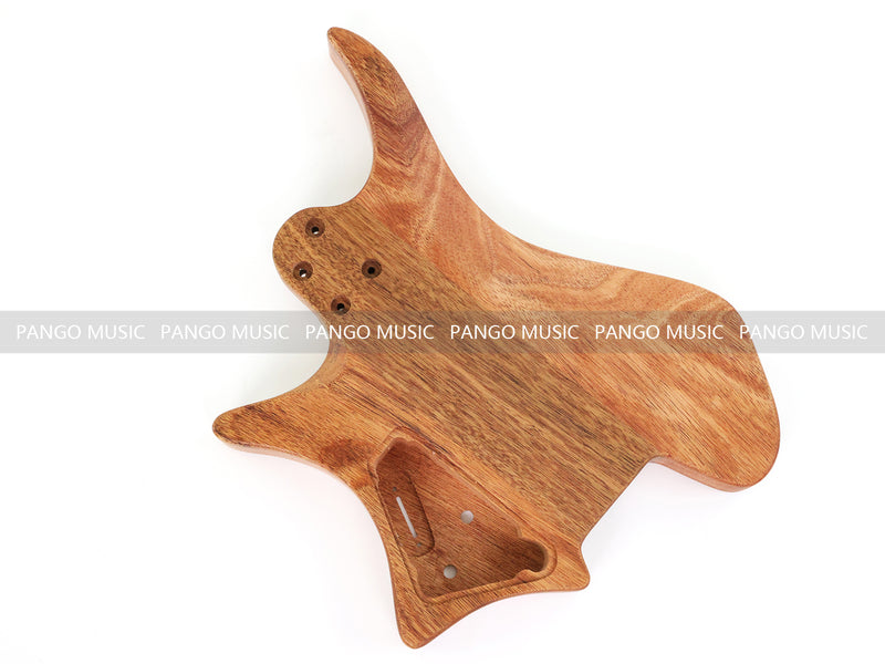 6 String Headless Solid Mahogany Electric Guitar Body with Satin Finish (DTB-001)