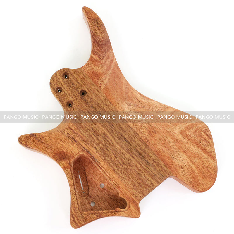 6 String Headless Solid Mahogany Electric Guitar Body with Satin Finish (DTB-001)