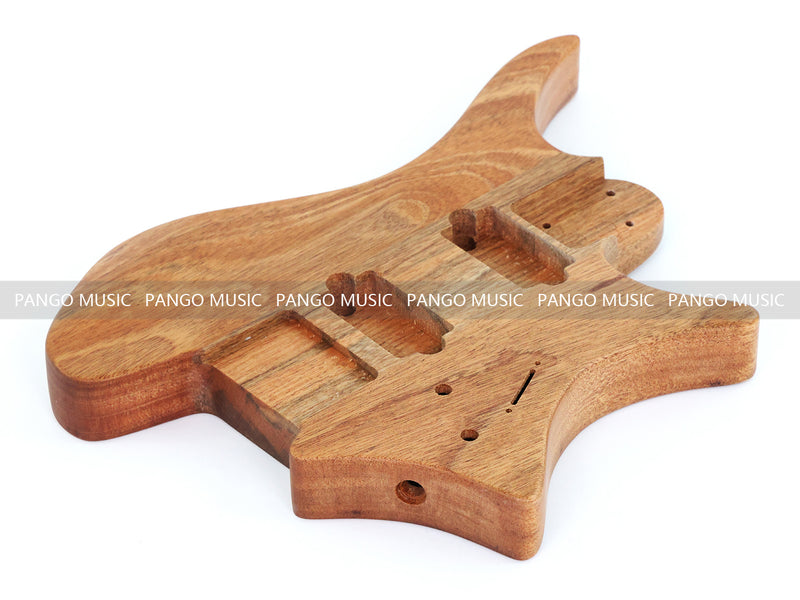 6 String Headless Solid Mahogany Electric Guitar Body with Satin Finish (DTB-001)