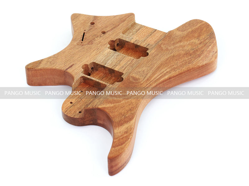 6 String Headless Solid Mahogany Electric Guitar Body with Satin Finish (DTB-001)