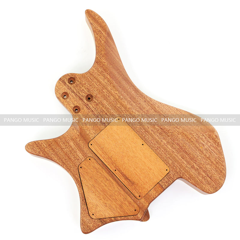 6 String Headless Solid Mahogany Electric Guitar Body with Satin Finish (YMB-002)
