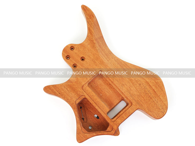 6 String Headless Solid Mahogany Electric Guitar Body with Satin Finish (YMB-009)