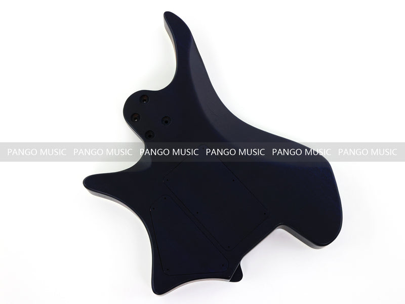 6 String Headless Solid Mahogany Electric Guitar Body with Satin Finish (YMB-026)