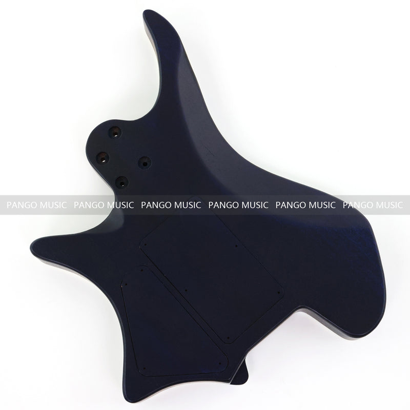 6 String Headless Solid Mahogany Electric Guitar Body with Satin Finish (YMB-026)