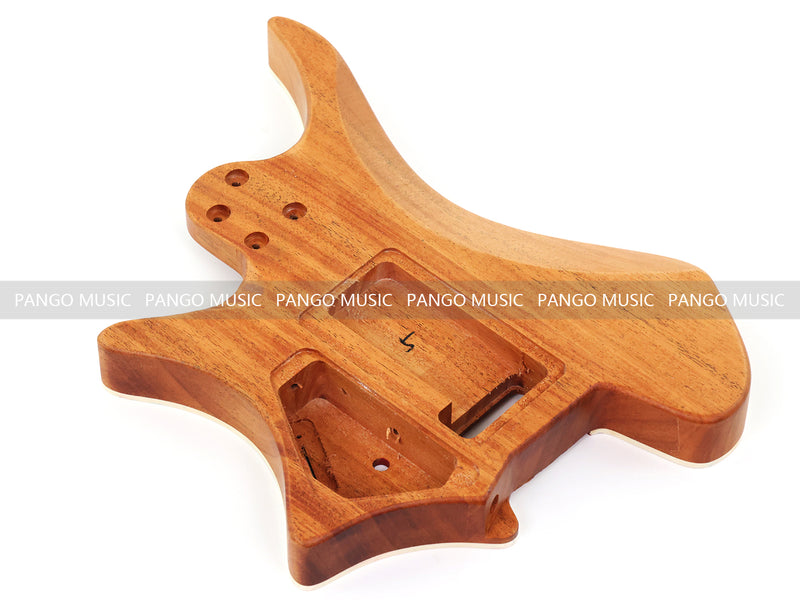 6 String Headless Solid Mahogany Electric Guitar Body with Satin Finish (YMB-036)