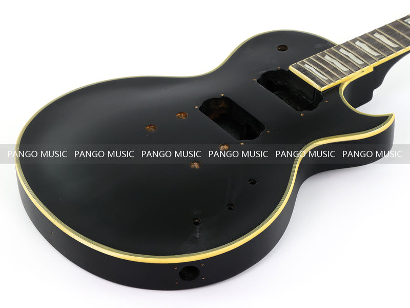 6 String LP Style DIY Electric Guitar Kit with Matte Black Finish (RTA-005)