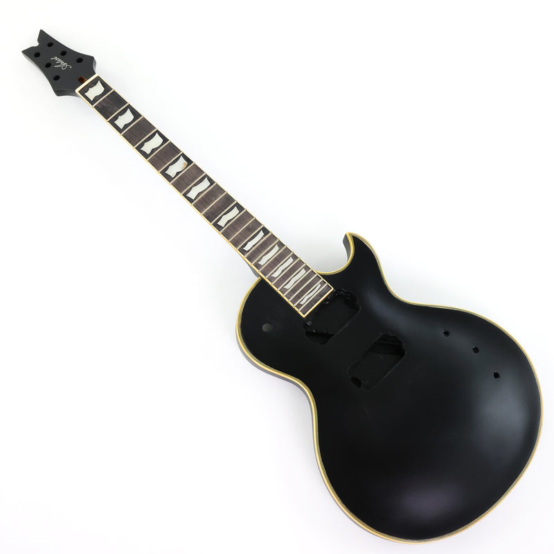 6 String LP Style DIY Electric Guitar Kit with Matte Black Finish (RTA-007)