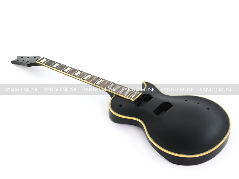 6 String LP Style DIY Electric Guitar Kit with Matte Black Finish (RTA-007)